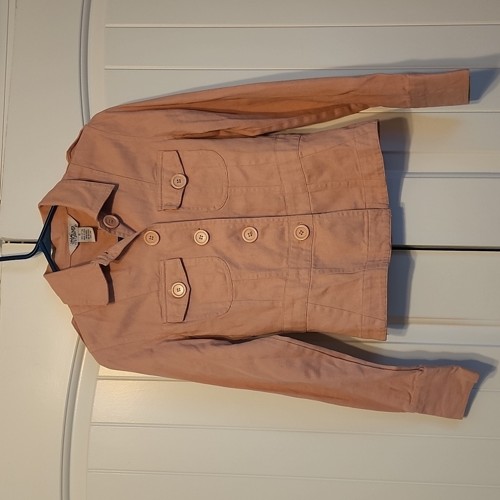Tramp Pink Jean Jacket - Size Small